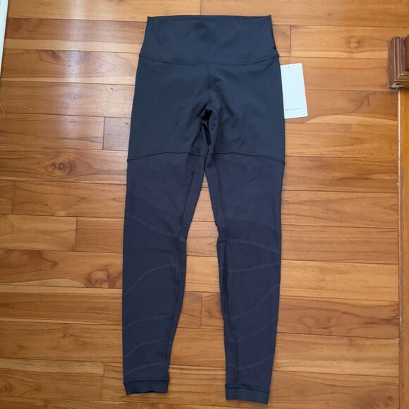 Women Lululemon Sheer Will High-Rise Tight 28" *Pulse Stone Blue Size 8 - Picture 2 of 9